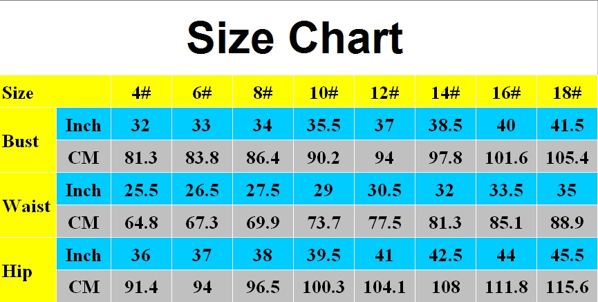 Size Chart-2 - Dresses Direct