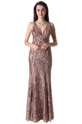 Regal long Glitter Dress 217332