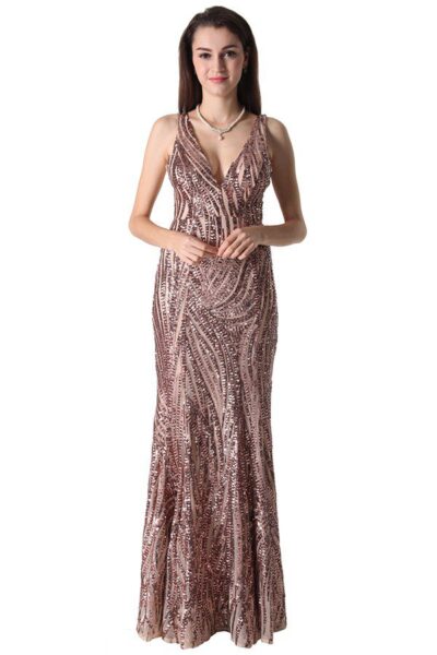 Regal long Glitter Dress 217332