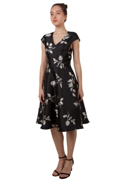 Short Satin Dress With Pockets