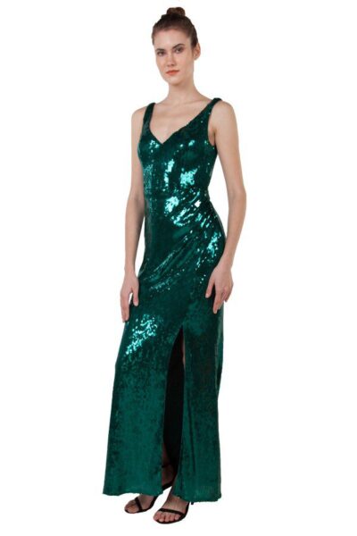 Long Sequin Dress 221257