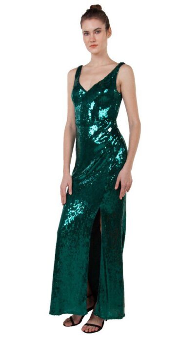 Long Sequin Dress 221257