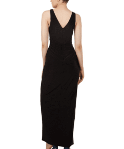 V neck dress