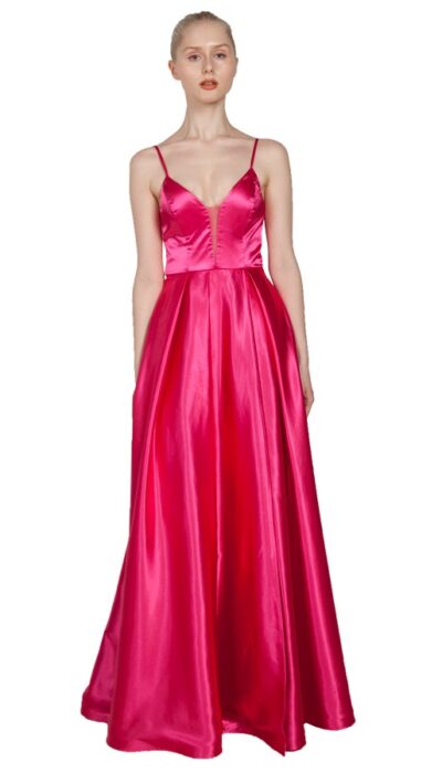 Dress 220377A Hot Pink
