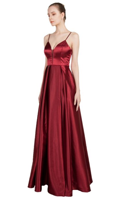 Dress 220377A Maroon