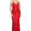 Dress 224312 Red
