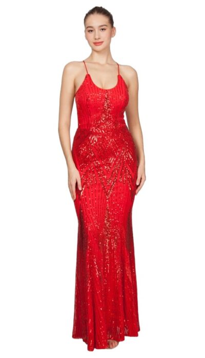 Dress 224312 Red