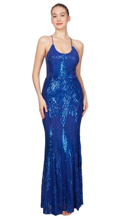 Dress 224312 Royal Blue