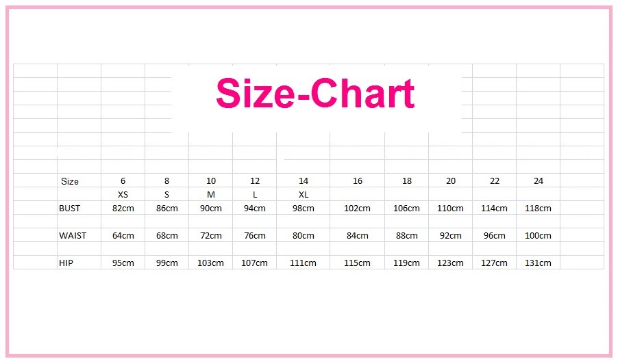 Size Chart-1 - Dresses Direct